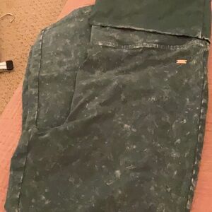 Pink Victoria’s Secret high waisted flared leggings